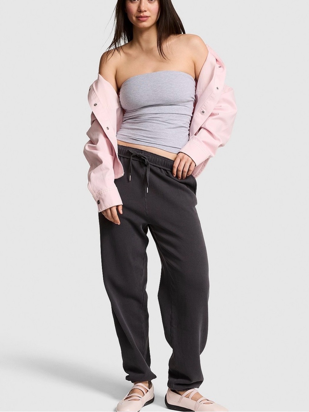PINK Victoria's Secret Coal St Paddy's Fleece Sweatpants